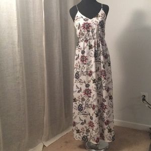 Floral floor length dress